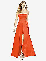 Front View Thumbnail - Tangerine Tango After Six Bridesmaid Dress 6755