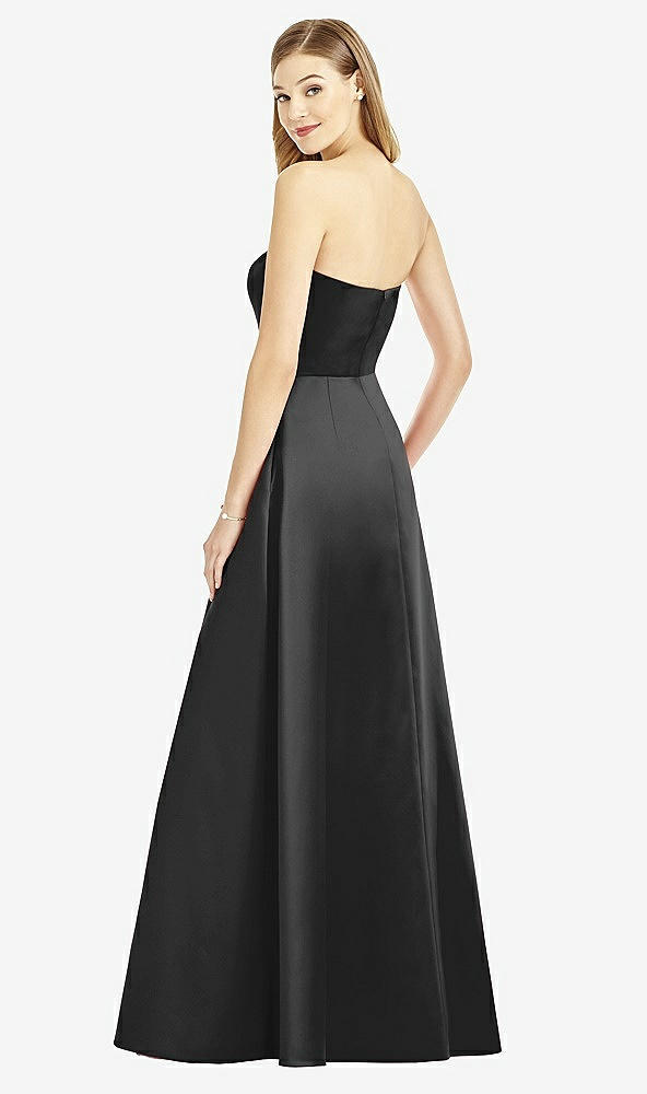 Back View - Black After Six Bridesmaid Dress 6755