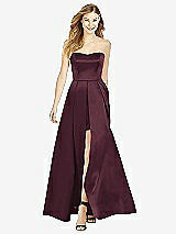 Front View Thumbnail - Bordeaux After Six Bridesmaid Dress 6755