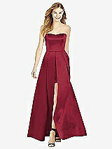 Front View Thumbnail - Burgundy After Six Bridesmaid Dress 6755