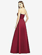 Rear View Thumbnail - Burgundy After Six Bridesmaid Dress 6755