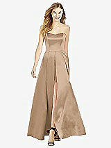 Front View Thumbnail - Cappuccino After Six Bridesmaid Dress 6755