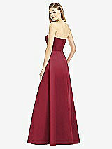 Rear View Thumbnail - Claret After Six Bridesmaid Dress 6755