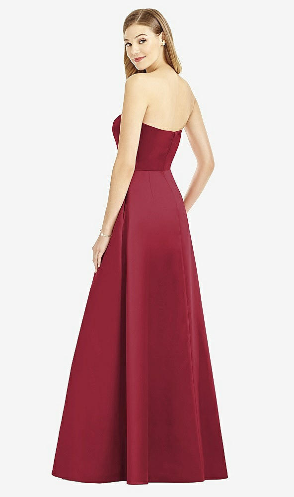 Back View - Claret After Six Bridesmaid Dress 6755