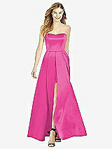 Front View Thumbnail - Fuchsia After Six Bridesmaid Dress 6755