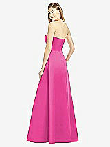 Rear View Thumbnail - Fuchsia After Six Bridesmaid Dress 6755