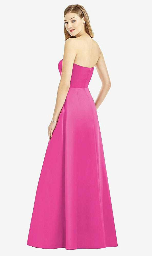 Back View - Fuchsia After Six Bridesmaid Dress 6755