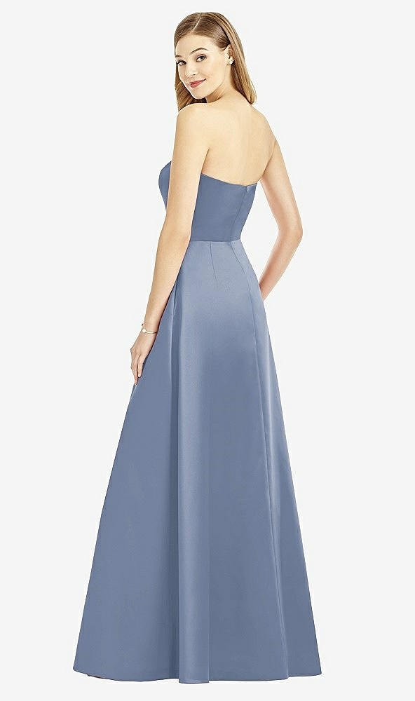 Back View - Larkspur Blue After Six Bridesmaid Dress 6755