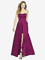 Front View Thumbnail - Merlot After Six Bridesmaid Dress 6755