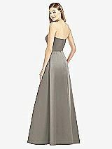 Rear View Thumbnail - Mocha After Six Bridesmaid Dress 6755