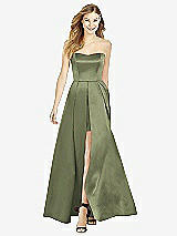 Front View Thumbnail - Moss After Six Bridesmaid Dress 6755