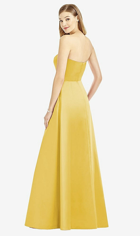 Back View - Marigold After Six Bridesmaid Dress 6755