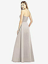 Rear View Thumbnail - Taupe After Six Bridesmaid Dress 6755