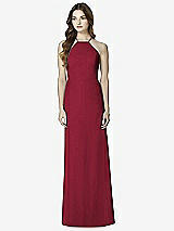 Front View Thumbnail - Burgundy After Six Bridesmaid Dress 6762