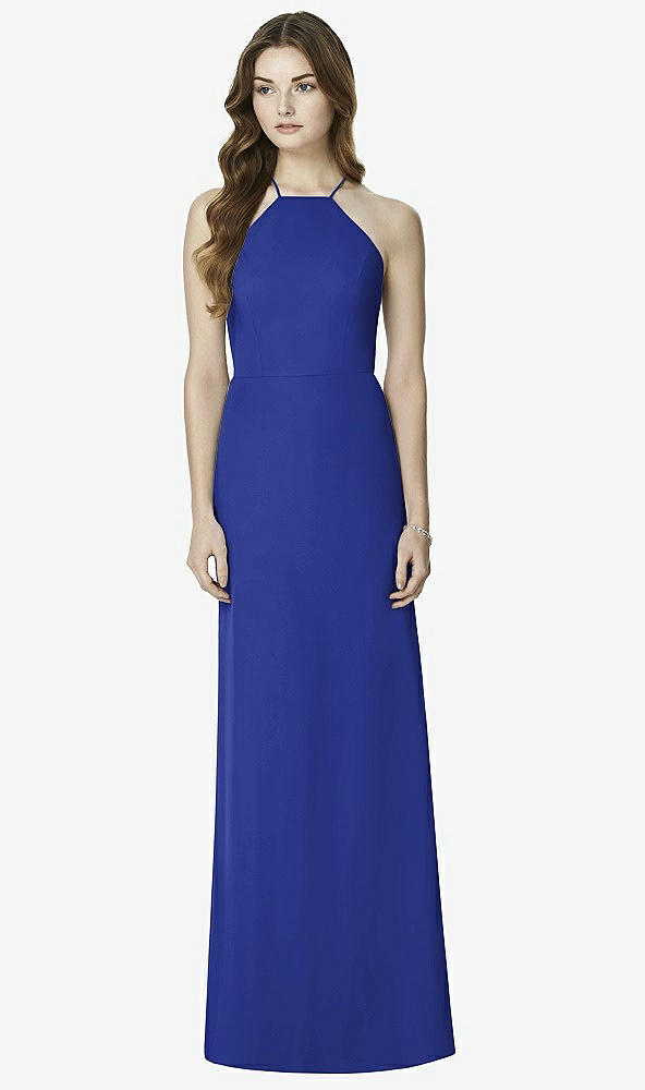 Front View - Cobalt Blue After Six Bridesmaid Dress 6762