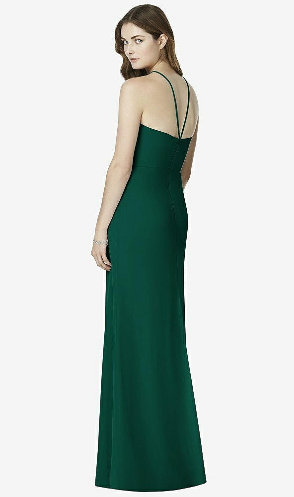 Back View - Hunter Green After Six Bridesmaid Dress 6762