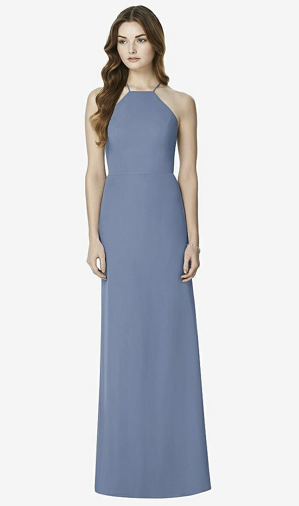 Front View - Larkspur Blue After Six Bridesmaid Dress 6762