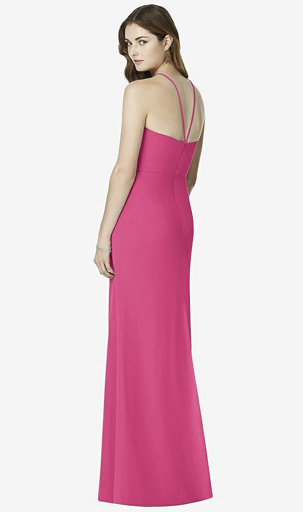 Back View - Tea Rose After Six Bridesmaid Dress 6762