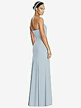 Rear View Thumbnail - Mist Sweetheart Strapless Flared Skirt Maxi Dress