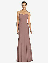 Front View Thumbnail - Sienna Sweetheart Strapless Flared Skirt Maxi Dress