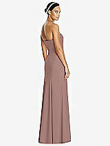 Rear View Thumbnail - Sienna Sweetheart Strapless Flared Skirt Maxi Dress