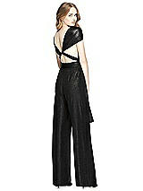 Alt View 2 Thumbnail - Black Soho Metallic Twist Jumpsuit