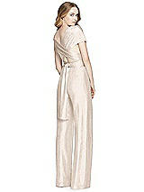 Alt View 2 Thumbnail - Rose Gold Soho Metallic Twist Jumpsuit