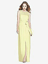 Front View Thumbnail - Butter Yellow Dessy Bridesmaid Dress 3025