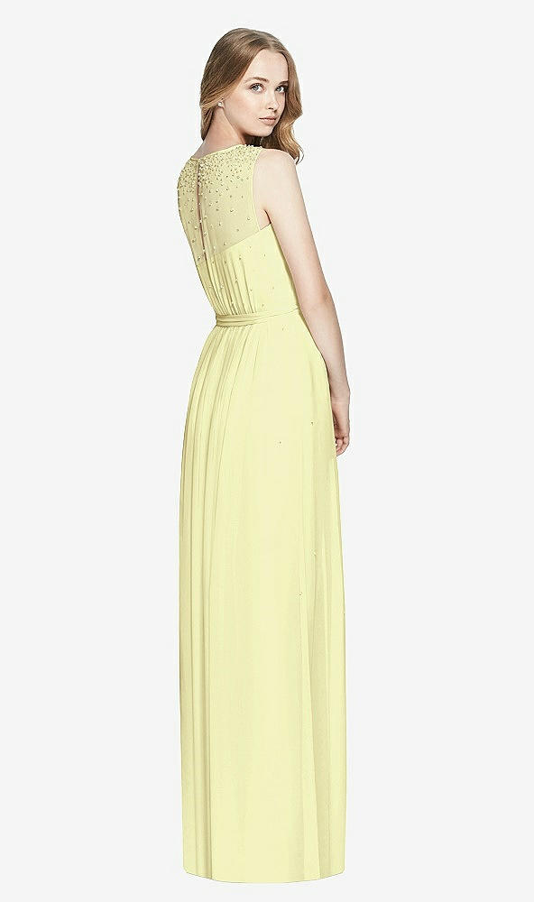 Back View - Butter Yellow Dessy Bridesmaid Dress 3025