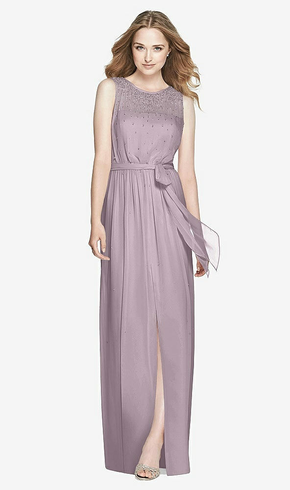 Front View - Lilac Dusk Dessy Bridesmaid Dress 3025