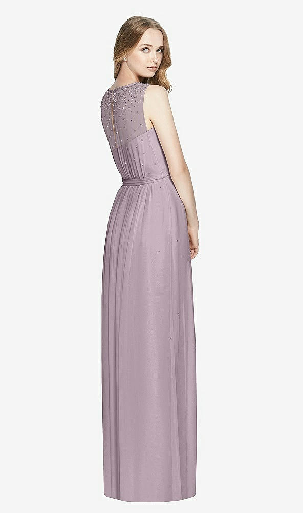 Back View - Lilac Dusk Dessy Bridesmaid Dress 3025