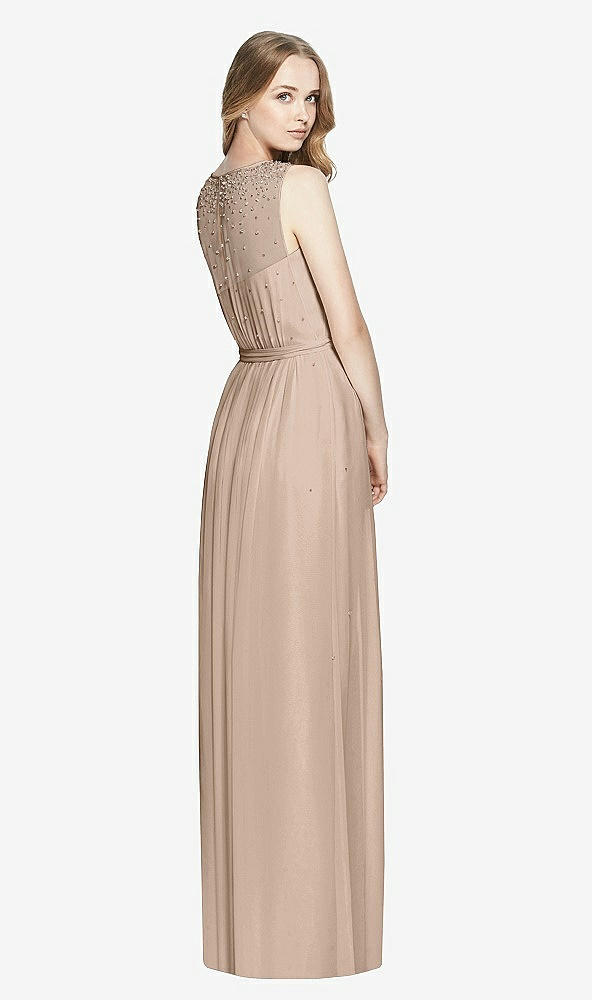 Back View - Topaz Dessy Bridesmaid Dress 3025