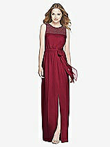 Front View Thumbnail - Burgundy Dessy Bridesmaid Dress 3025