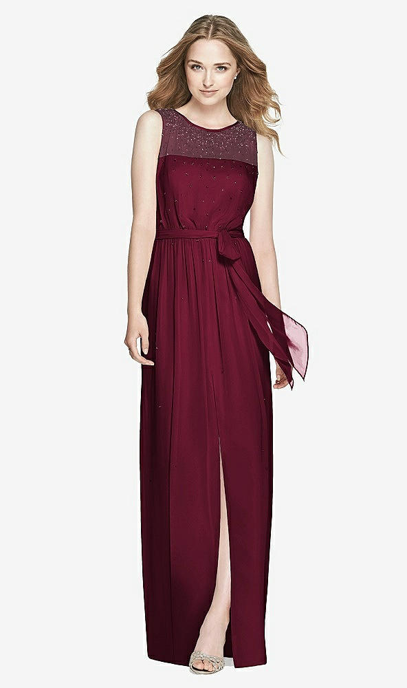 Front View - Cabernet Dessy Bridesmaid Dress 3025