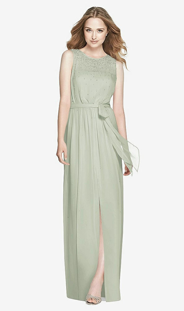 Front View - Celadon Dessy Bridesmaid Dress 3025