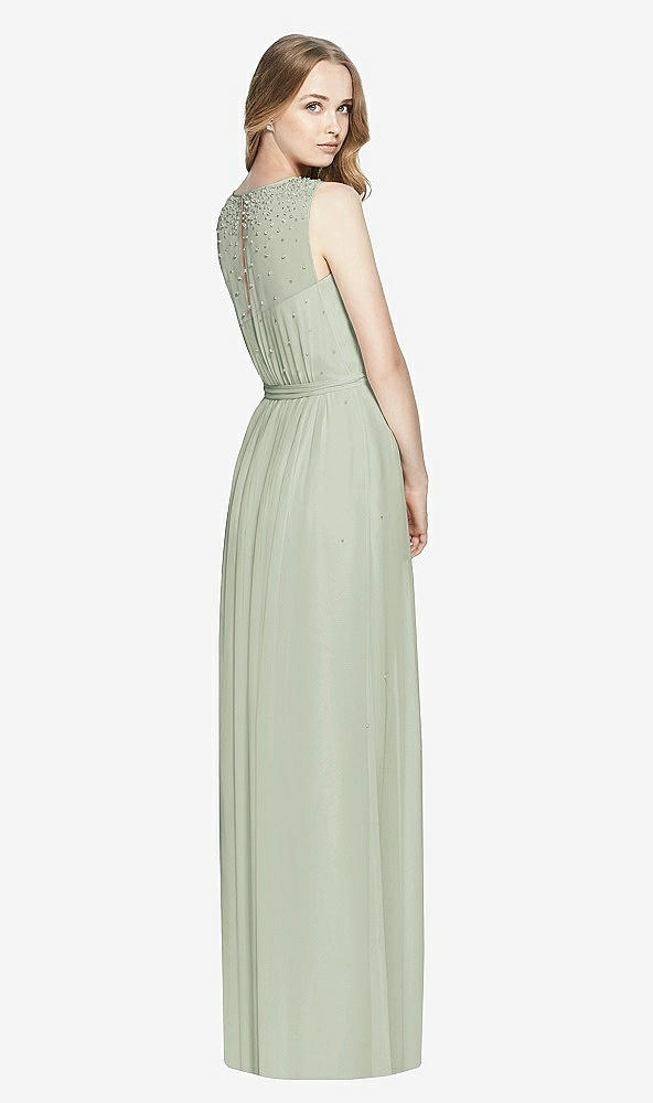 Back View - Celadon Dessy Bridesmaid Dress 3025