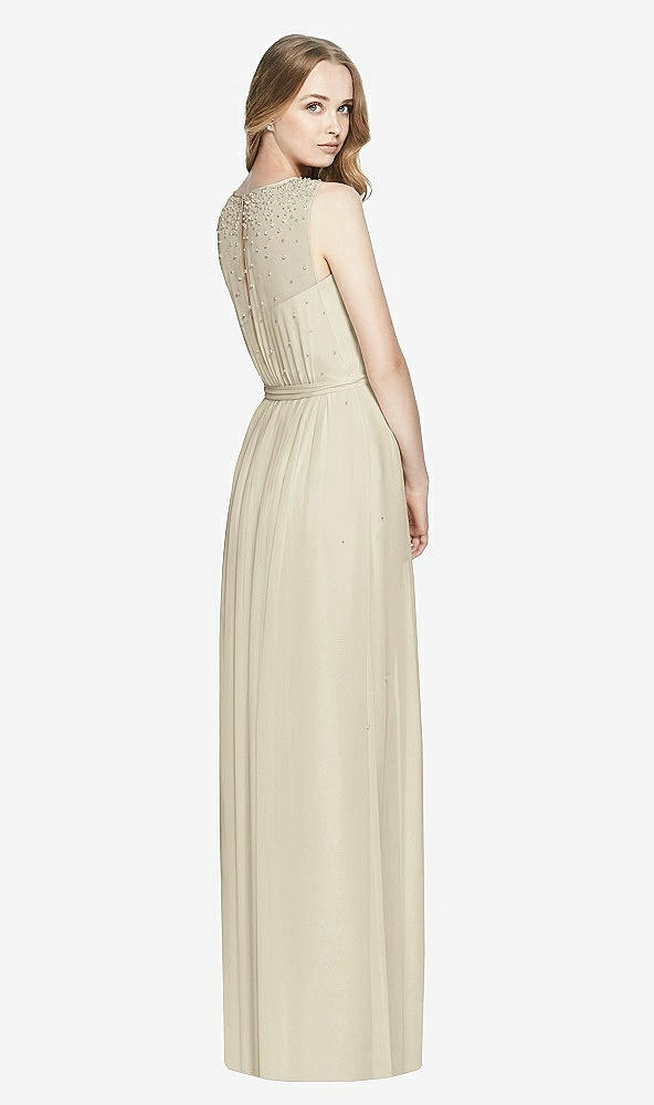 Back View - Champagne Dessy Bridesmaid Dress 3025