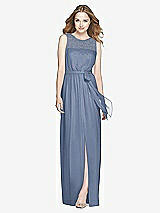 Front View Thumbnail - Larkspur Blue Dessy Bridesmaid Dress 3025