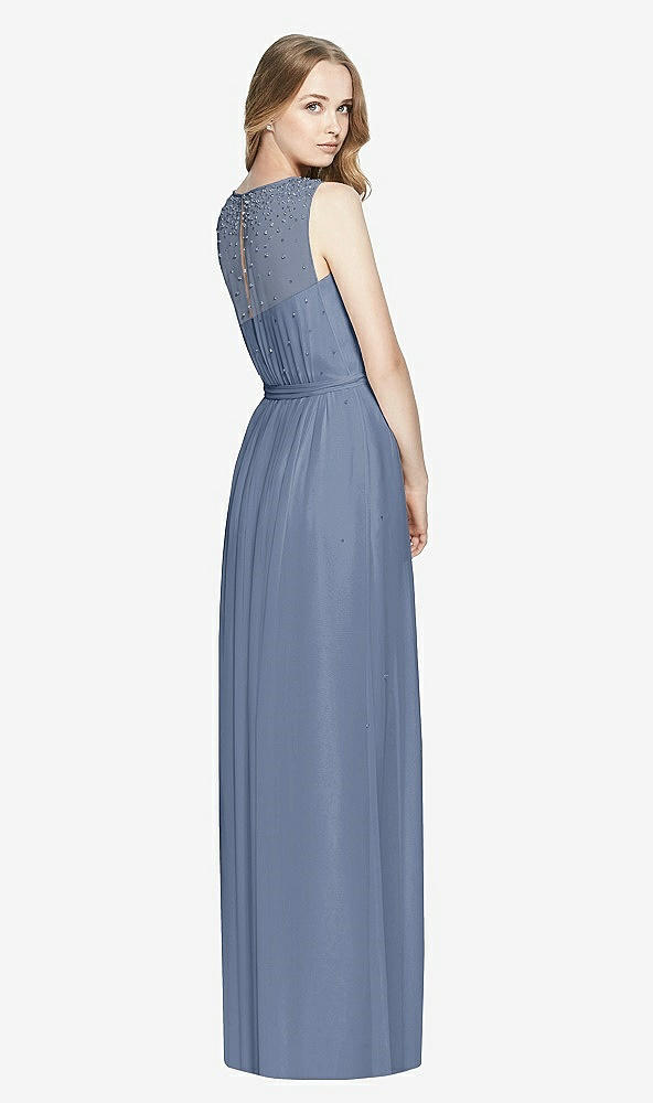 Back View - Larkspur Blue Dessy Bridesmaid Dress 3025