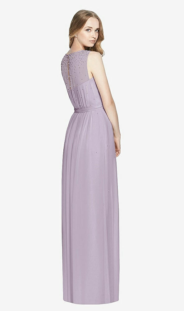 Back View - Lilac Haze Dessy Bridesmaid Dress 3025