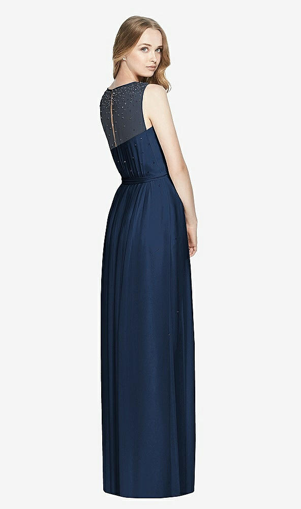 Back View - Midnight Navy Dessy Bridesmaid Dress 3025