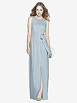 Front View Thumbnail - Mist Dessy Bridesmaid Dress 3025