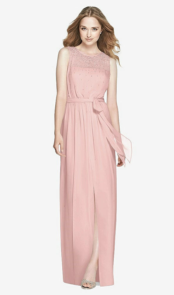 Front View - Rose Dessy Bridesmaid Dress 3025