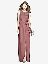 Front View Thumbnail - Rosewood Dessy Bridesmaid Dress 3025