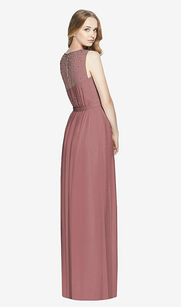 Back View - Rosewood Dessy Bridesmaid Dress 3025