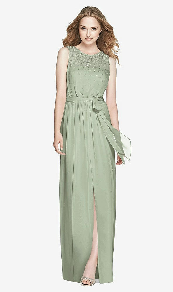 Front View - Sage Dessy Bridesmaid Dress 3025