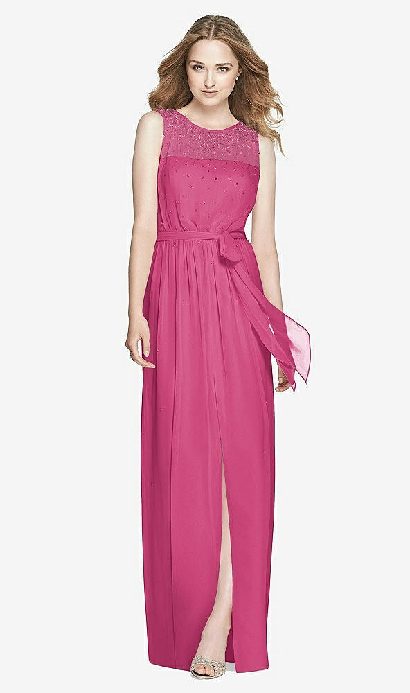 Front View - Tea Rose Dessy Bridesmaid Dress 3025