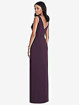 Rear View Thumbnail - Aubergine After Six Bridesmaid Dress 6799