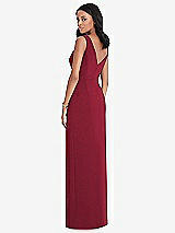 Rear View Thumbnail - Burgundy After Six Bridesmaid Dress 6799