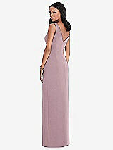 Rear View Thumbnail - Dusty Rose After Six Bridesmaid Dress 6799